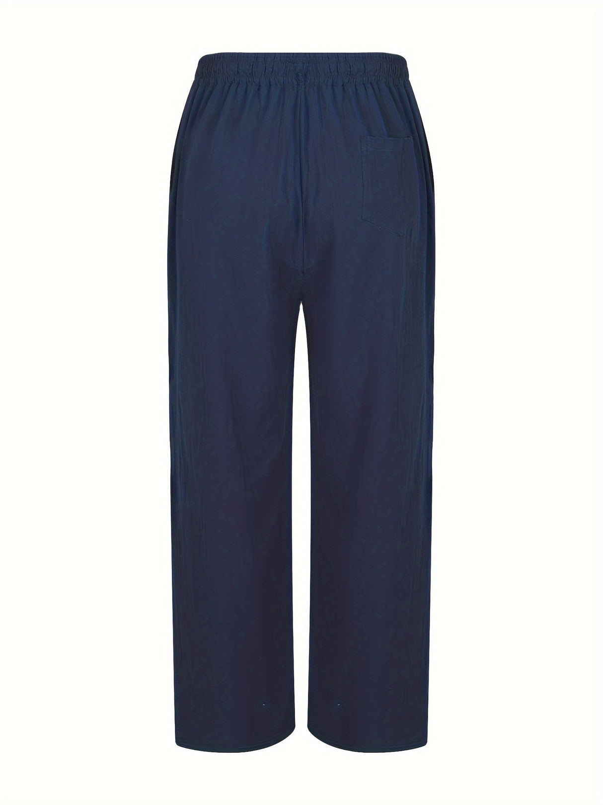 Adrian | Men's Comfortable Linen Pants with Elastic Waistband and Regular Fit-6