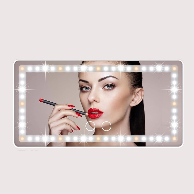 Auto-Sonnenblende Beleuchteter Makeup-Spiegel