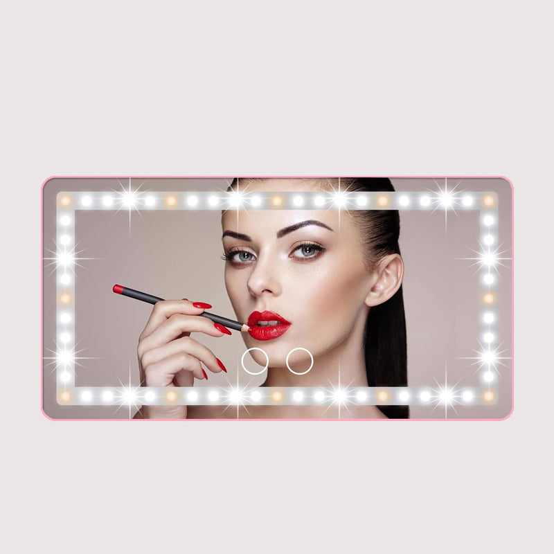 Auto-Sonnenblende Beleuchteter Makeup-Spiegel