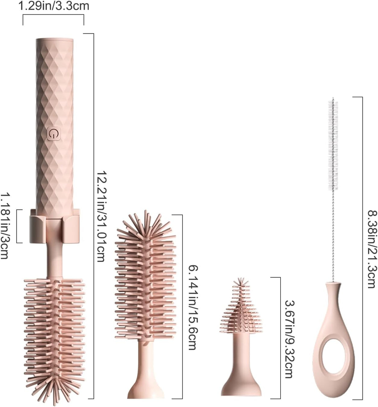 Electric Baby Bottle Brush: One-Button Cleaning, Effortless & Efficient