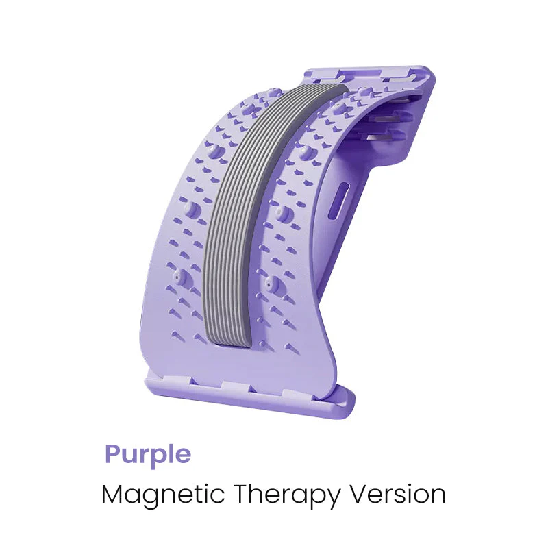 🧲 50% OFF NOW! 🔥 Magnetic Lumbar Stretcher – Acupressure Massage, Portable Design & Relieves Back Pain 🧘♂️✨