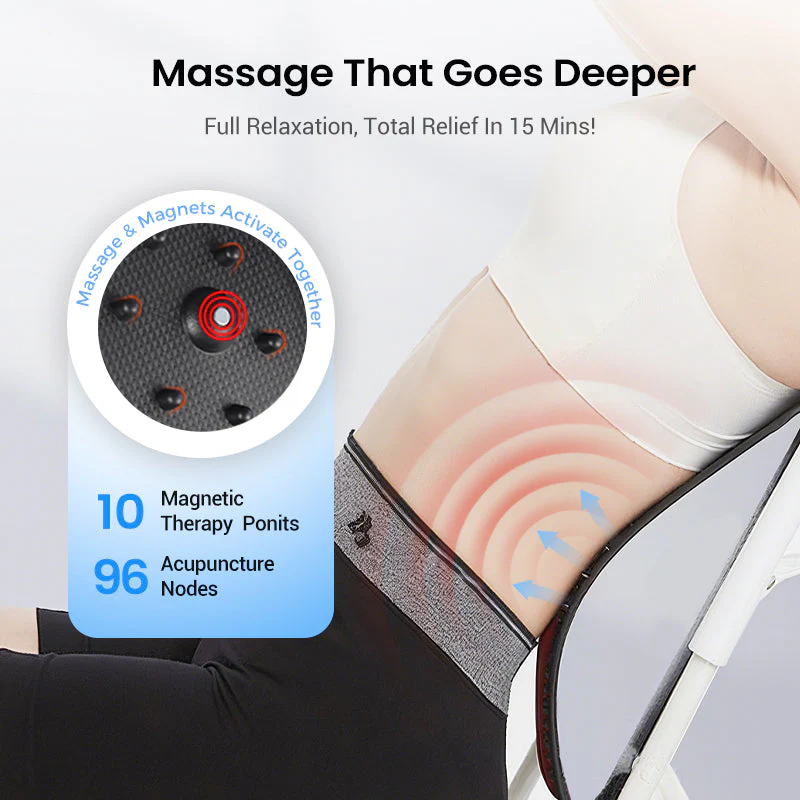 🧲 50% OFF NOW! 🔥 Magnetic Lumbar Stretcher – Acupressure Massage, Portable Design & Relieves Back Pain 🧘♂️✨