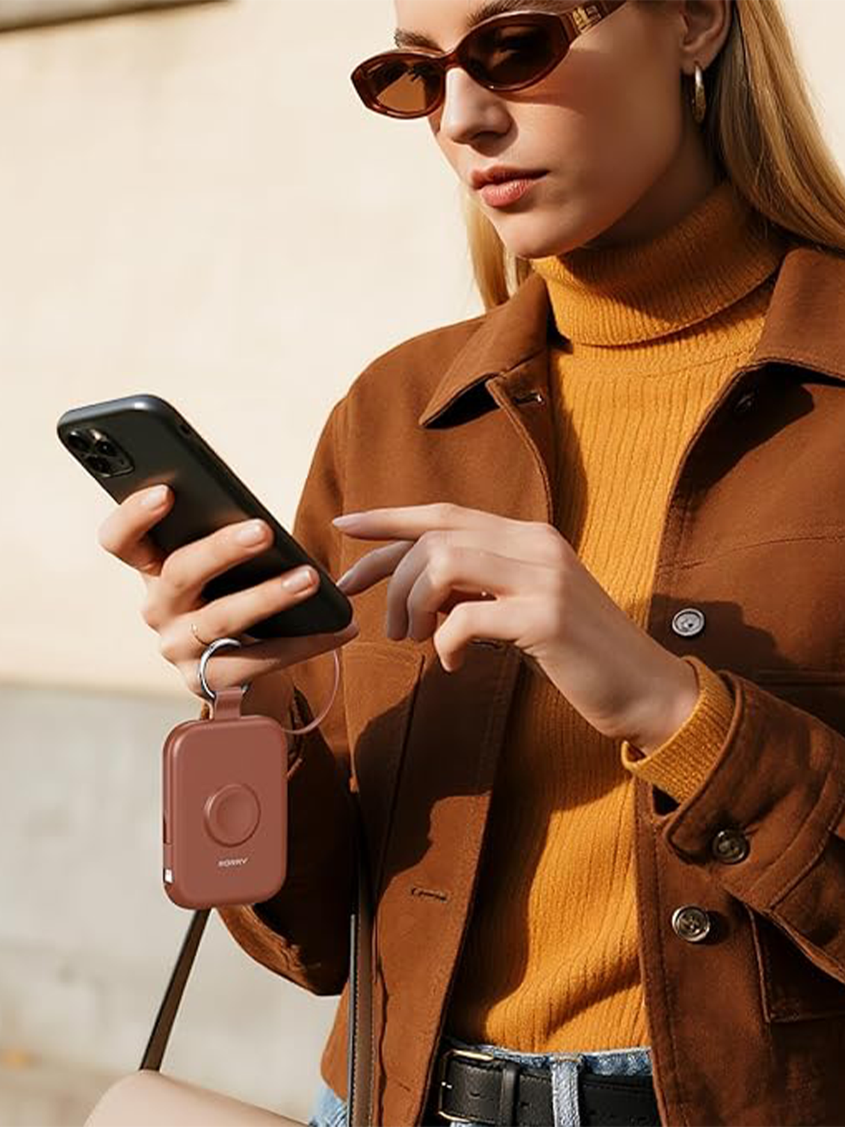 RORRY D2-5000mAh Portable Charger Keychain Power Bank