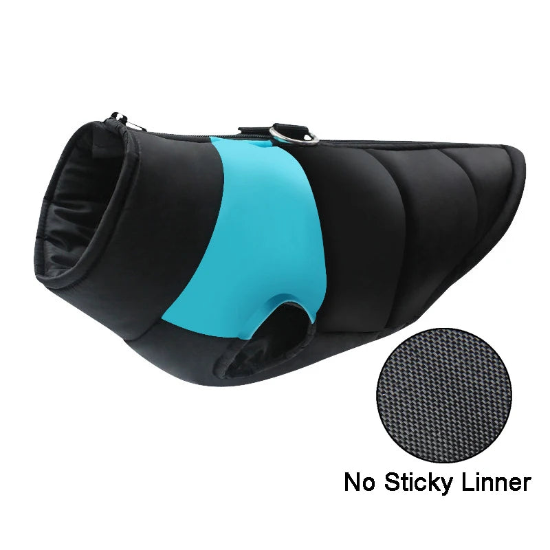 Winter Warm Waterproof Dog Vest with Zipper