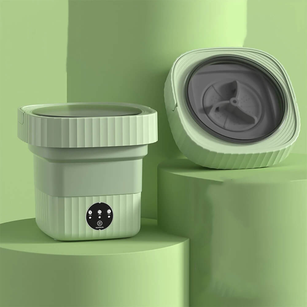 EcoWash - Effektiv & Hopfällbar Mini Tvättmaskin