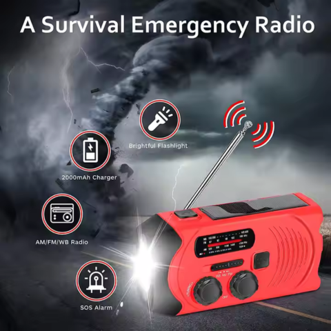 Solar Power Emergency Radio Kit