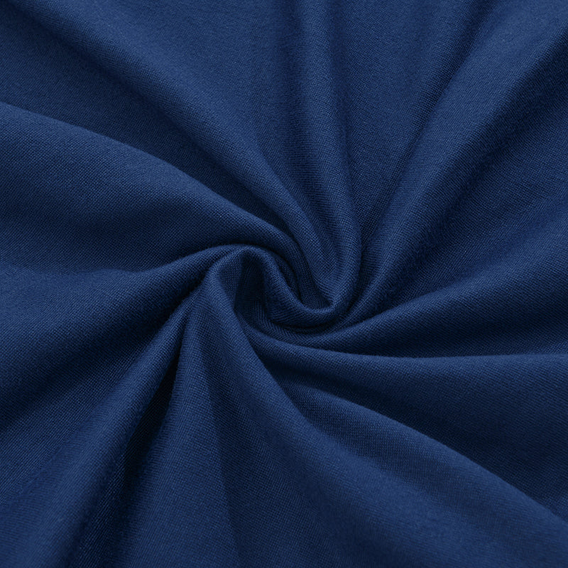 Jules | Heren T-shirt van katoen met Henley kraag, colorblock design en korte mouwen