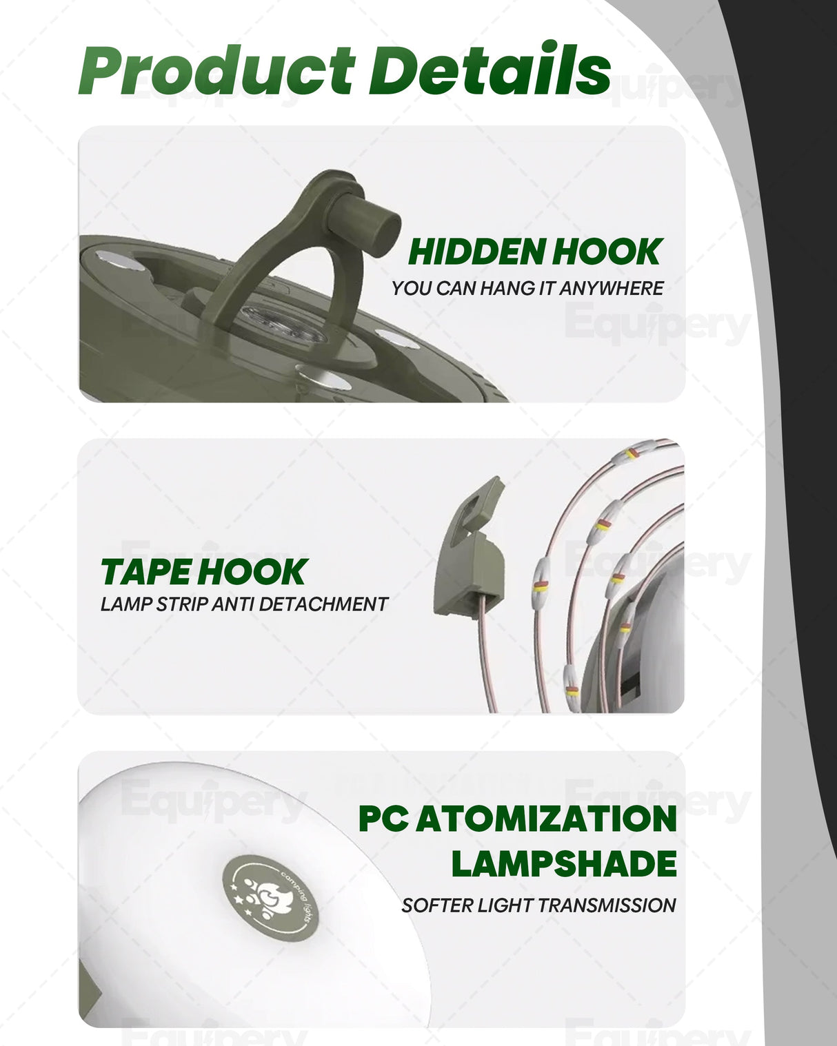 Equipery Multifunction Camp Lamp