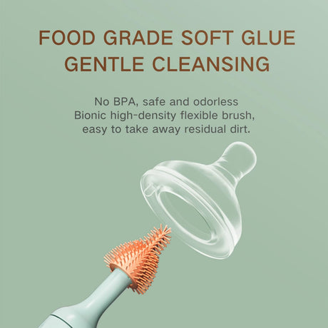 Electric Baby Bottle Brush: One-Button Cleaning, Effortless & Efficient