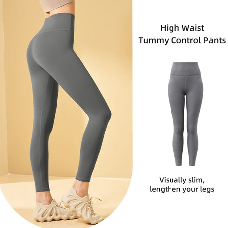 Workout-Leggings mit hoher Taille und Bauchkontrolle