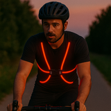 Ultra-Bright LED Reflective Safety Vest for Evening Sports