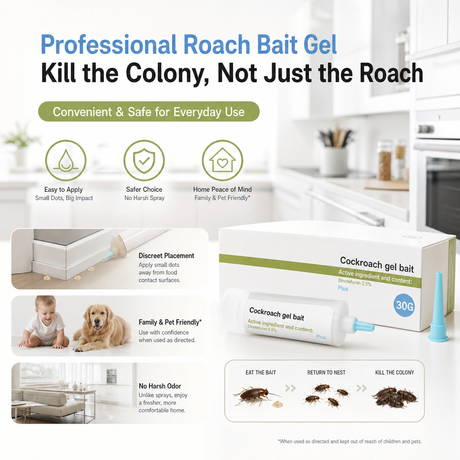 Professional Roach Bait Gel – Kill the Colony, Not Just the Roach