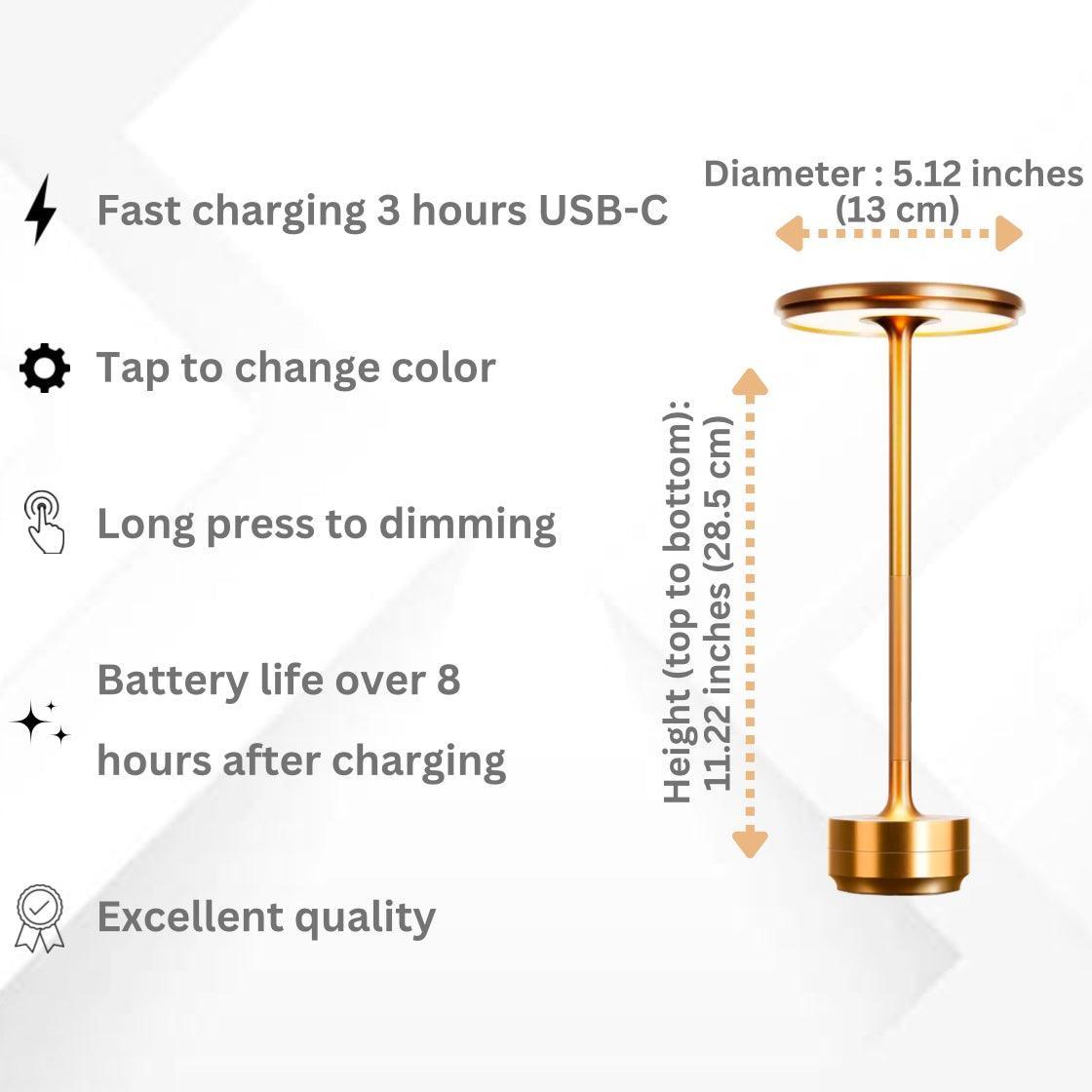 Table lamp Stockholm - Lights Stockholm -Modern cordless LED table lamp with touch sensor – Lights Stockholm(Modern trådlös LED-bordslampa med touchsensor – Luminária de mesa LED sem fio moderna com sensor de toque – Moderni langaton LED-pöytälamppu kosketusanturilla – Moderne trådløs LED-bordlampe med berøringssensor – Moderne trådløs LED-bordlampe med touch-funktion – Moderna lámpara de mesa LED inalámbrica con sensor táctil – Moderne kabellose LED-Tischlampe mit Touch-Sensor)