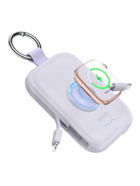 RORRY D2-5000mAh Portable Charger Keychain Power Bank