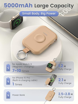 RORRY D2-5000mAh Portable Charger Keychain Power Bank