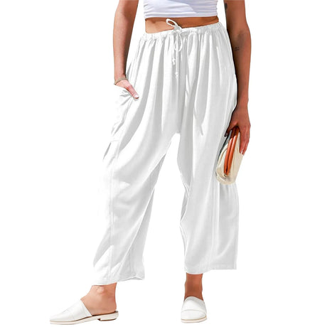 Linen Wide Leg Pants