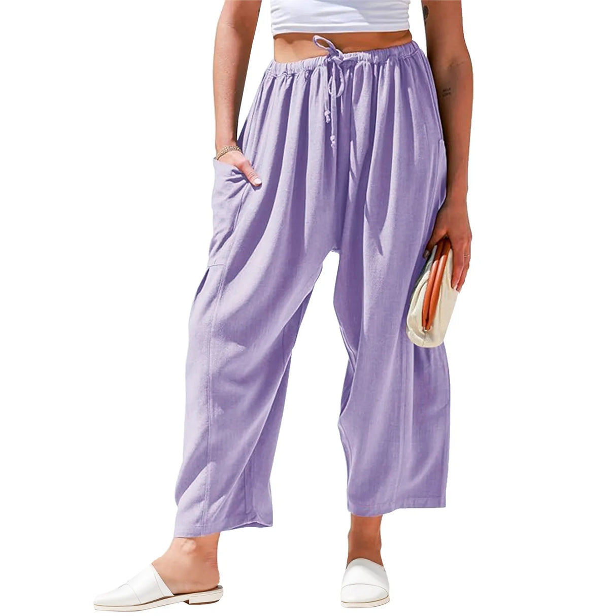 Linen Wide Leg Pants