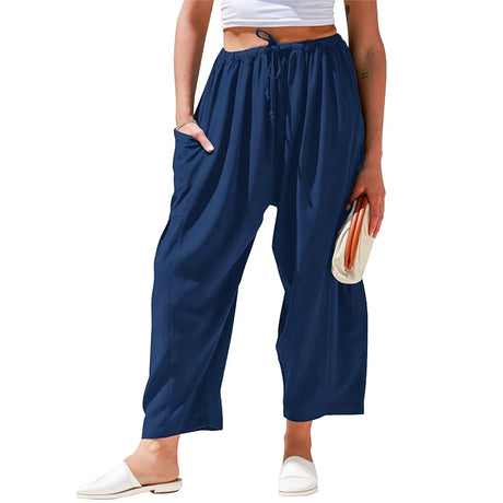 Linen Wide Leg Pants