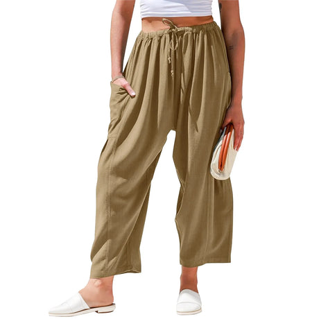 Linen Wide Leg Pants