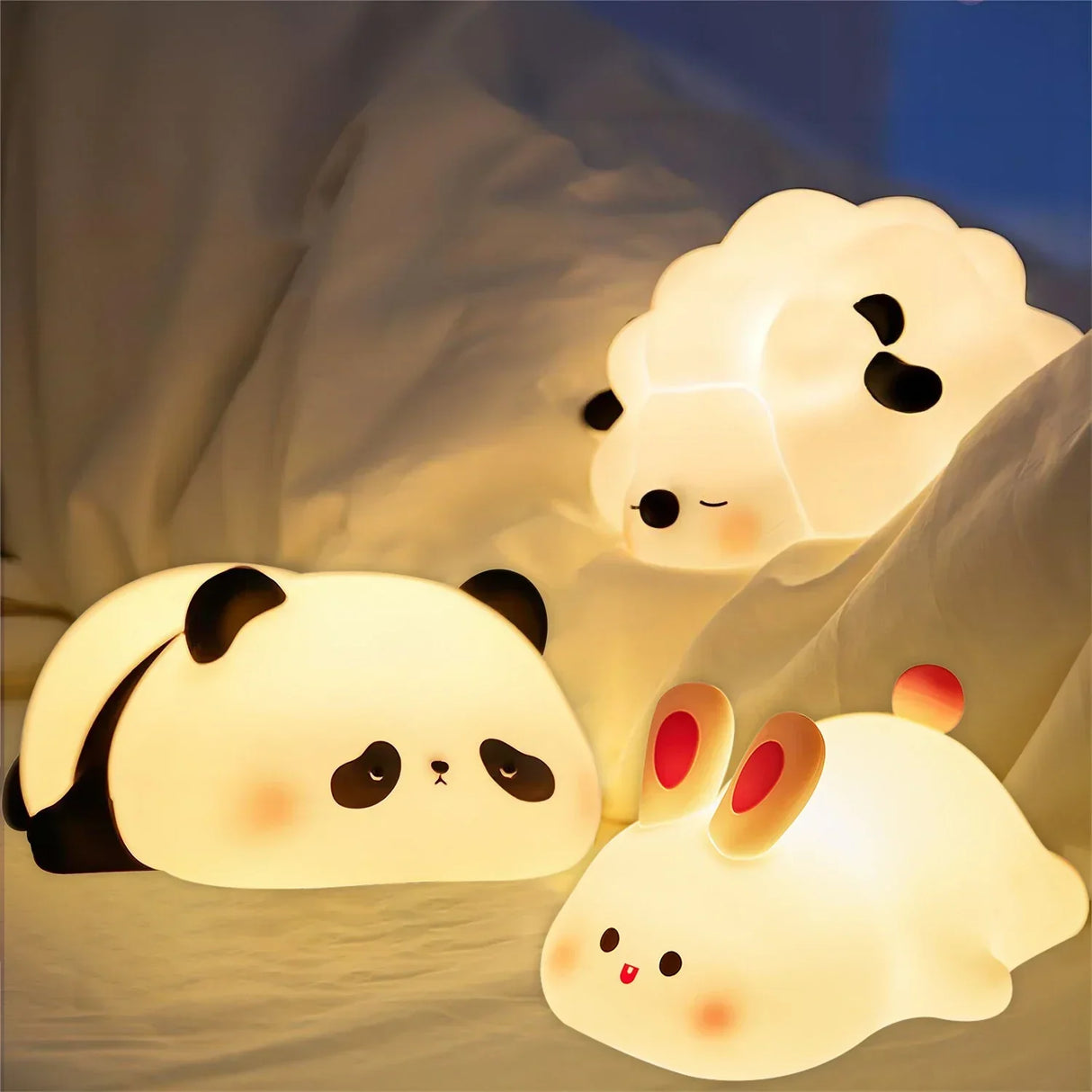 GlowPals™ Animal-Shaped LED Night Lights