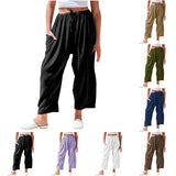 Linen Wide Leg Pants