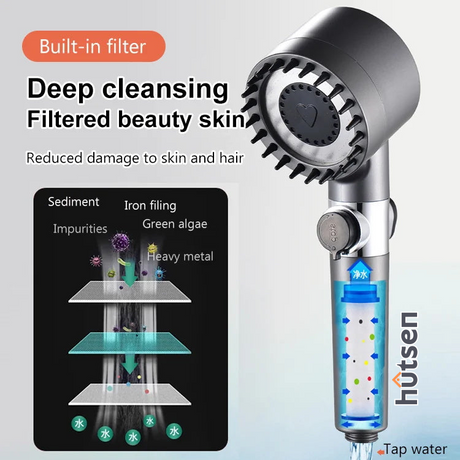 Borhe® Shower - 4 in 1 Massage En Huid Schoonheid Multifunctionele Douchekop