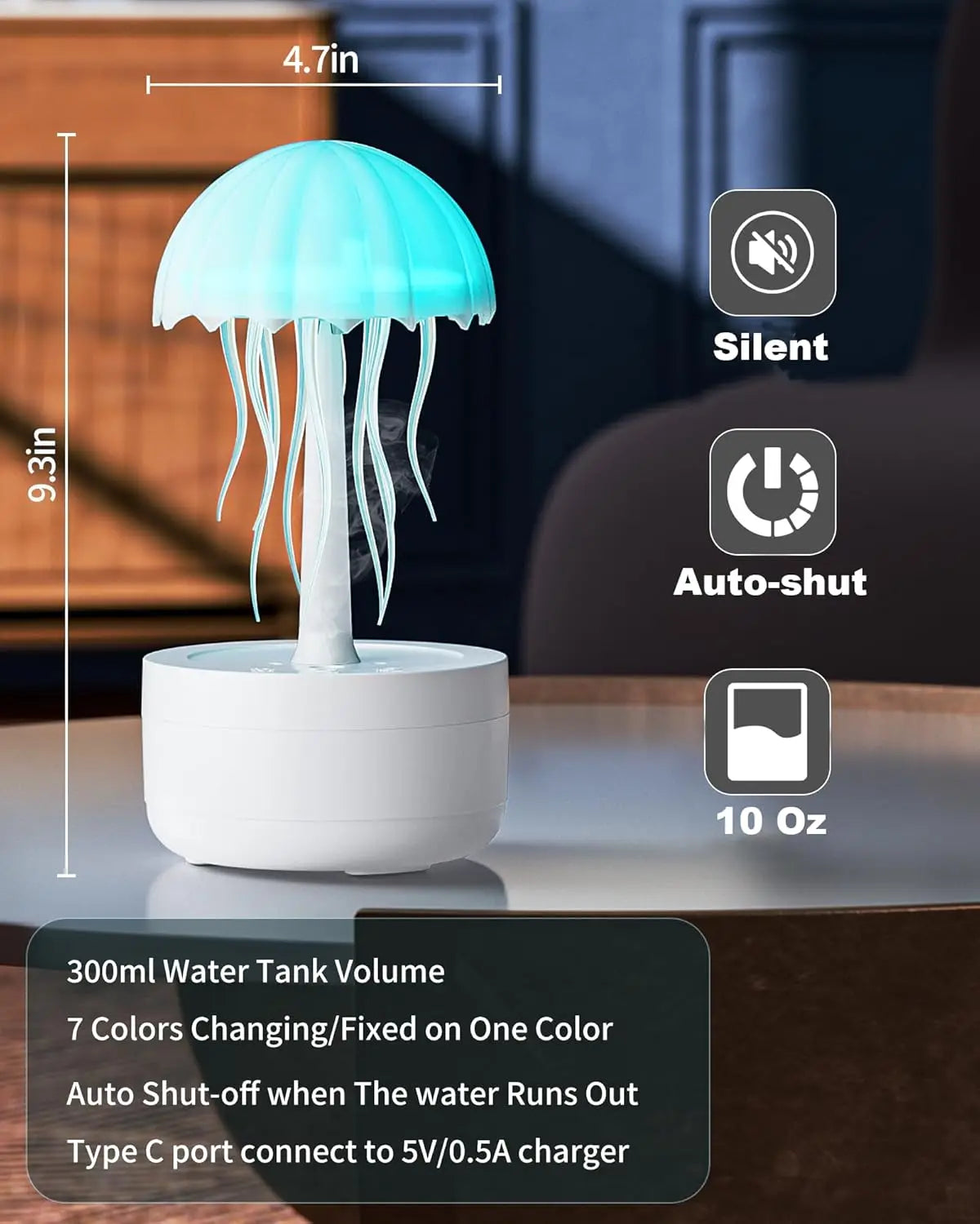 Ocean Dreams Jellyfish Lamp