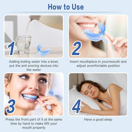 Anti-Snore Pro Mouthpiece – Custom Jaw Support for Peaceful Sleep