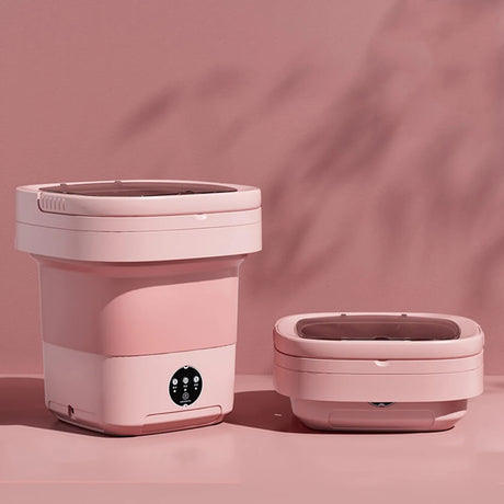 EcoWash - Effektiv & Hopfällbar Mini Tvättmaskin