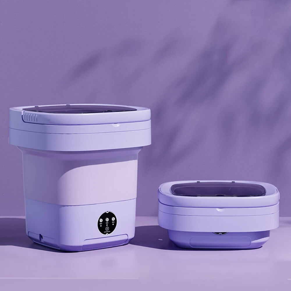 EcoWash - Effektiv & Hopfällbar Mini Tvättmaskin