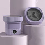 EcoWash - Effektiv & Hopfällbar Mini Tvättmaskin