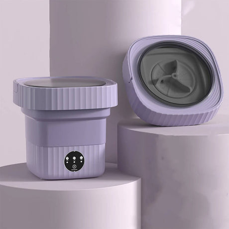 EcoWash - Effektiv & Hopfällbar Mini Tvättmaskin