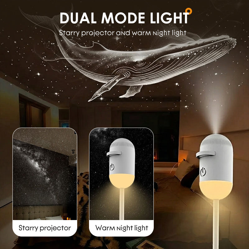 🔥While Supplies Last 50% OFF!🎉 2-in-1 Starry Sky Projector & Night Light
