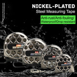 Stainless Steel Anti-corrosion Retractable Metric Ruler